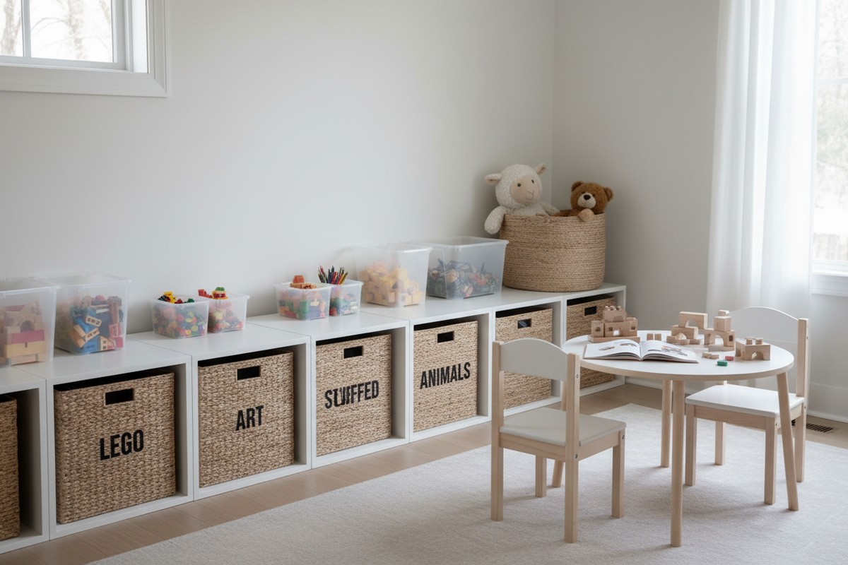 Kids Playroom Organization