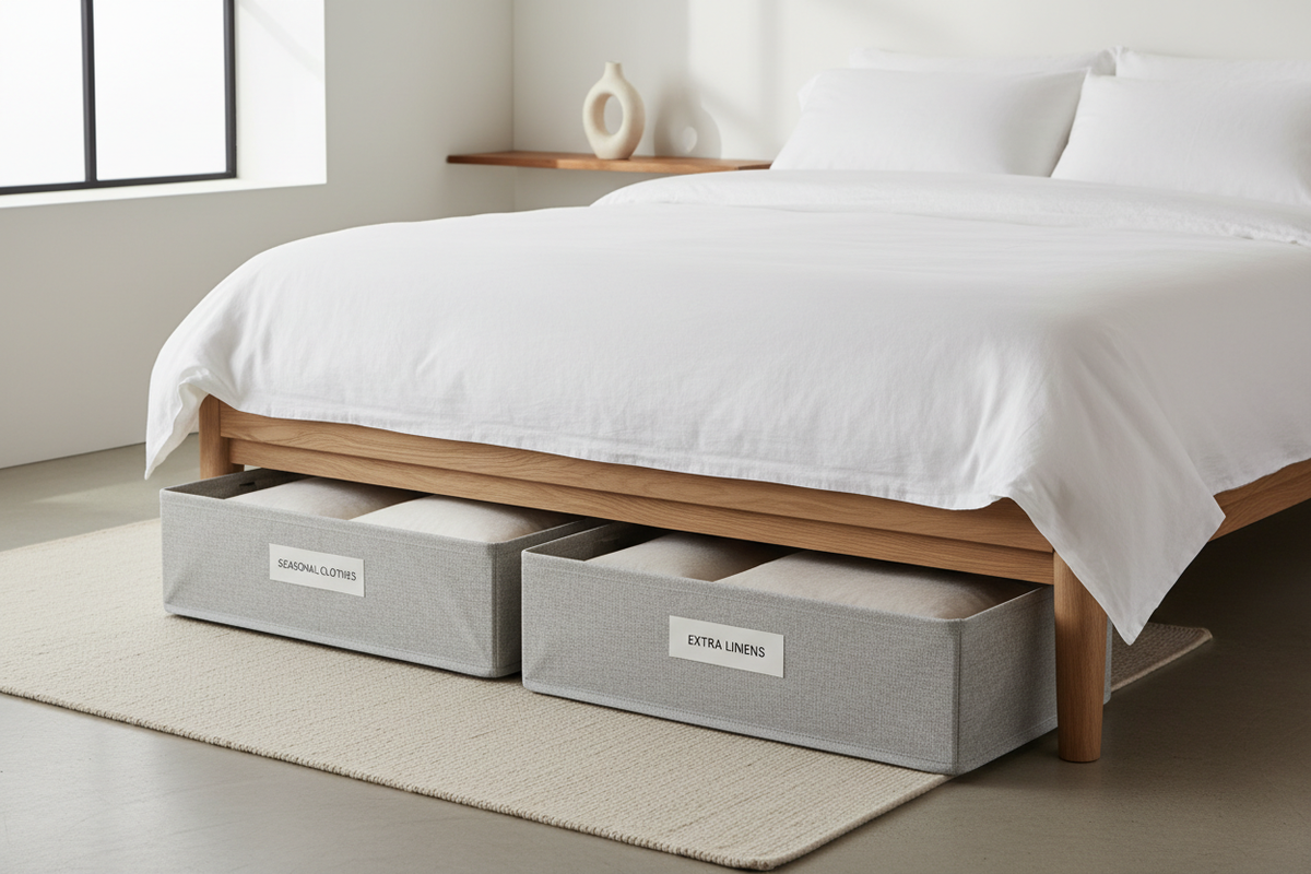 Under-Bed Storage Organization