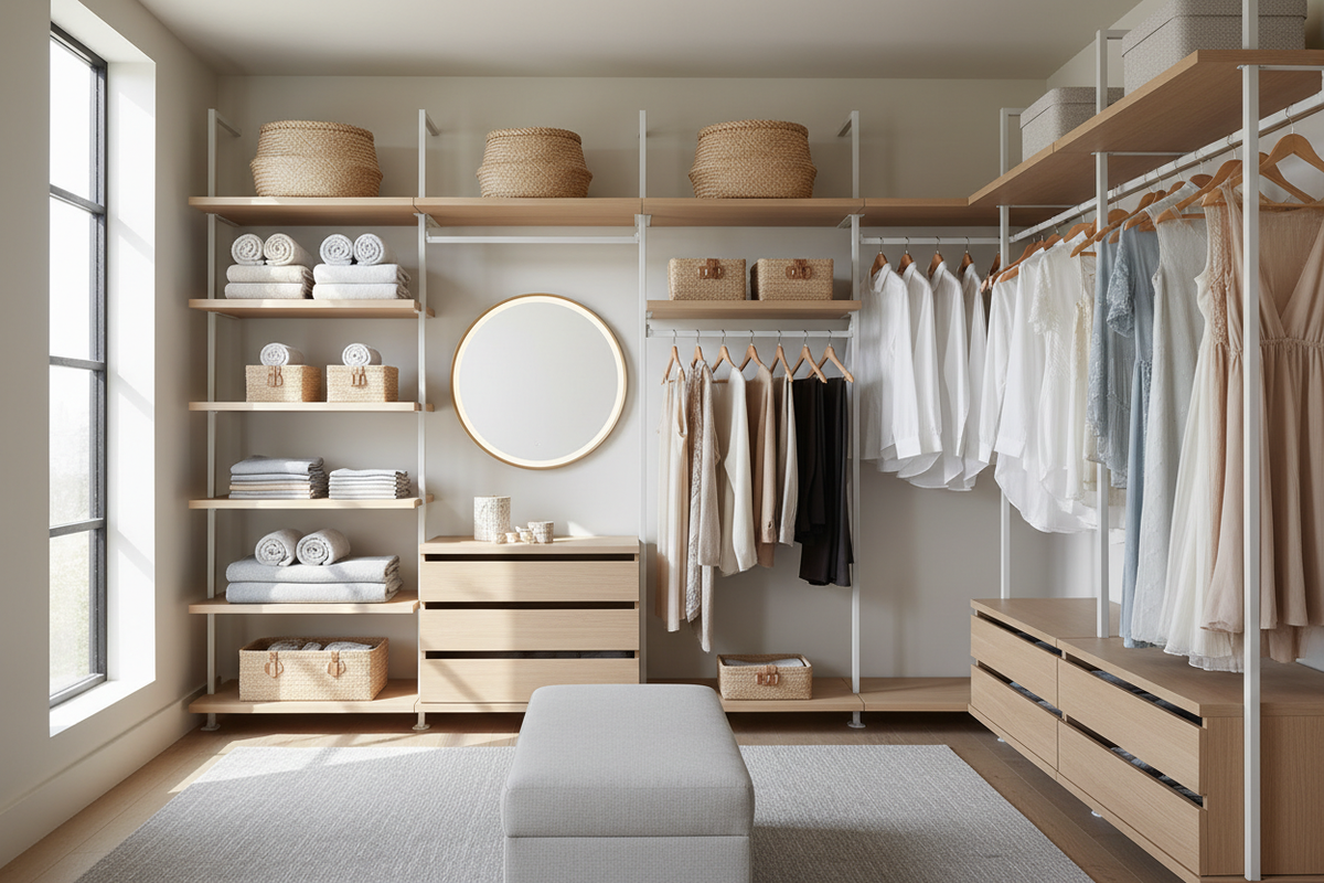 Walk-in Closet Organization